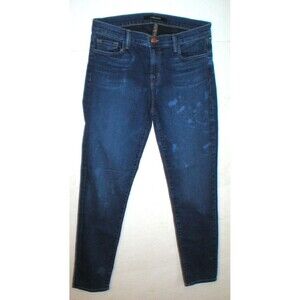 New Designer J Brand Jeans Womens 29 Dark Crop Capri 835 Mid Rise